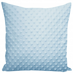 Housse de coussin micropeluche 40X40 cm, Bleu Clair Housse de coussin micropeluche 40X40 cm, Bleu Clair
