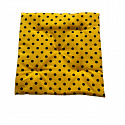 Coussin-40x40x2-cm-Noir-point-jaune