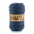 Cordons tressé coton 5 mm, 100 m, couleur denim 300