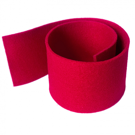 Feutrine décoration 3 mm, largeur 100 cm, 600 g/m², Rouge