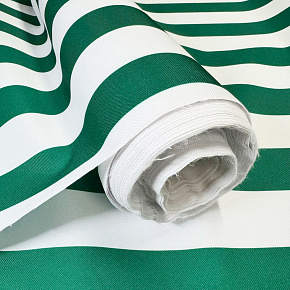 Tissu d'extérieur, déperlant pour transats et hamacs de jardin, blanc-vert, 5 cm Tissu d'extérieur, déperlant pour transats et hamacs de jardin, blanc-vert, 5 cm