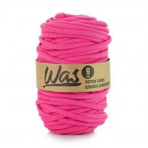 Cordons tressé coton 9 mm, 50 m, couleur fuchsia 110