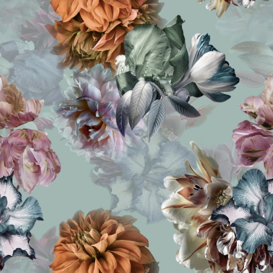 Velurové potahové látky s potiskem vzor 391016-003