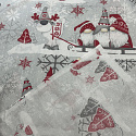 Vianočný vzor bavlnenej látky 1451, metráž 160 cm