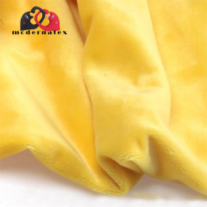 Tissu minky fausse fourrure, 320 g/m², largeur 160 cm, au métre jaune