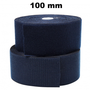 Auto-agrippant à coudre piece crochet et boucle Bleu marine 100 mm 25m Auto-agrippant à coudre piece crochet et boucle Bleu marine 100 mm 25m