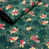 Tissus en coton de Noël au mètre, 160 cm motif Noël Vert