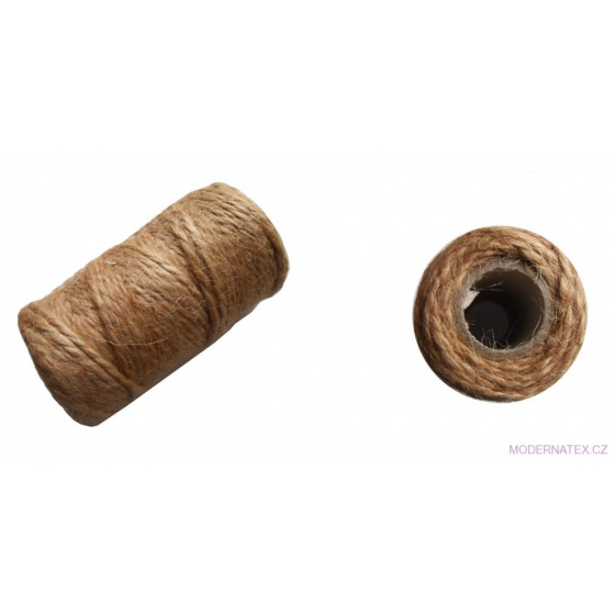 Přírodní jutový provázek 440X4  100 gr (64 m)