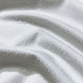 Tissu imperméable Oxford PU, 200 g/m², 160 cm,  blanche