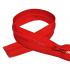 Fermeture éclair 5 mm 65 cm séparable Rouge