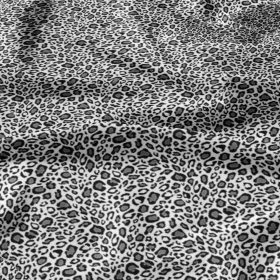 Tissu en coton uni au mètre, 125 g/m², largeur 160 cm, gris