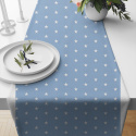 Tissu coton au mètre, 125 g/m², largeur 160 cm, imprimé Etoiles bleu      
