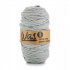 Cordons tressé coton 5 mm, 100 m, couleur gris 040