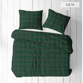 Tissus en coton de Noël au mètre, 160 cm motif Noël Vert