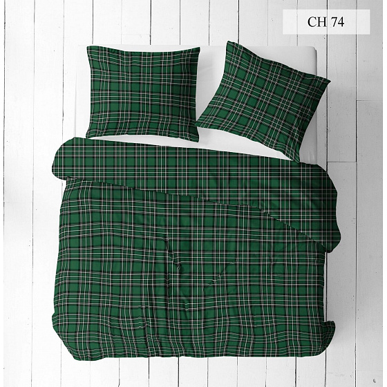 Tissus en coton de Noël au mètre, 160 cm motif Noël Vert