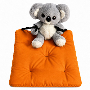 Coussin d'assise de jardin Oxford orange, 40 × 40 cm