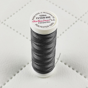 Fils à coudre d'ameublement TYTAN 60E 120 m couleur graphite 2680 SMALL