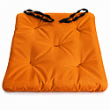 Coussin d'assise de jardin Oxford orange, 40 × 40 cm
