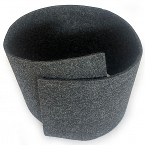 Feutrine technique 4 mm, 600 g/m², largeur 100 cm, gris fonce Feutrine technique 4 mm, 600 g/m², largeur 100 cm, gris fonce
