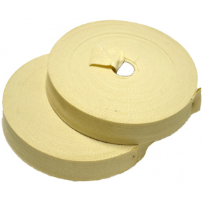 Bande ourlet polyester 30 mm  couleur ecru