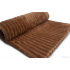 Minky tissu à rayures, 380 g/m², largeur 160 cm, toffi