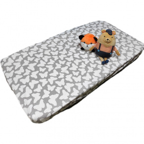 Drap de lit en coton à caoutchouc 120x60 cm 