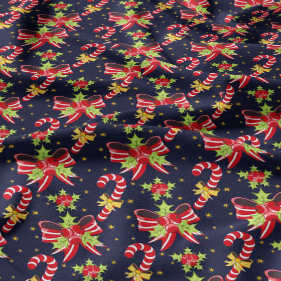 Tissus en coton de Noël au mètre, 160 cm motif Noël 53 grenat