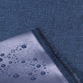 Tissu extérieur Imperméable PVC Codura 600D, 430 g/m², 150 cm, Denim Bleu Marine