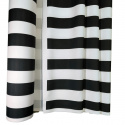 Tkanina zewnętrzna na leżaki i hamaki ogrodowe, kolor biało-czarny, 5 cm