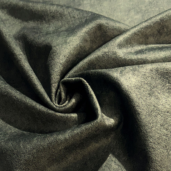 Tissu velours ameublement 390 g/m² au mètre, Infinity Winter Moss