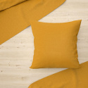 Tissu en coton uni au mètre, 125 g/m², largeur 160 cm, moutaren
