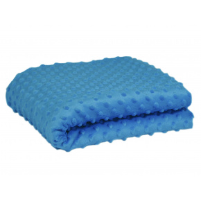 Tissu minky dot, 380 g/m², largeur 160 cm, turquoise