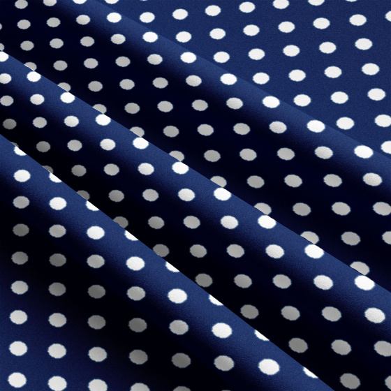 Tissu coton au métre couleur grenat pois blanche 10 mm