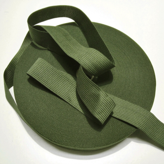 Bande ourlet polyester 10 mm  couleur khaki