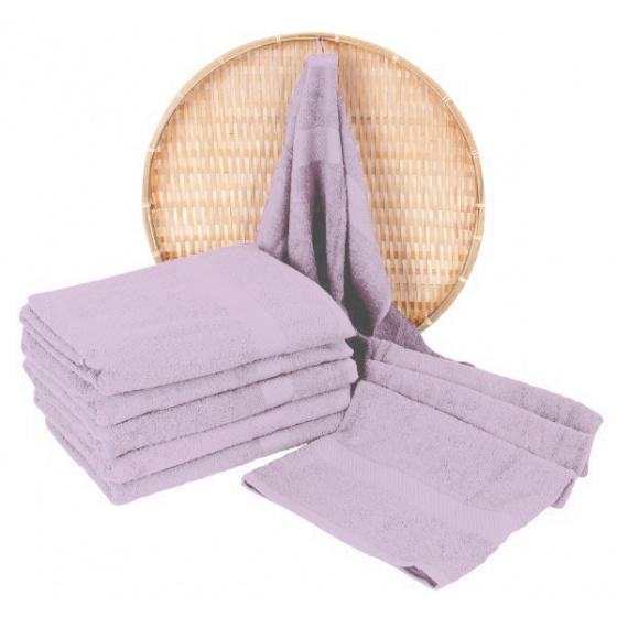 Serviette de bain 50x100 cm, couleur violet