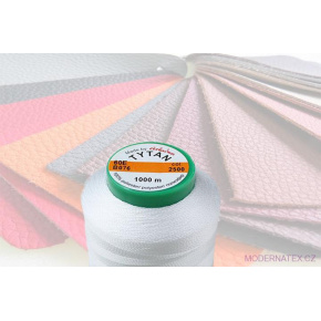 Fils à coudre d'ameublement TYTAN 60E 1000 m couleur blanche 2500 Fils à coudre d'ameublement TYTAN 60E 1000 m couleur blanche 2500