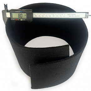 Feutrine technique 8 mm, 1200 g/m², largeur 160 cm, noir Feutrine technique 8 mm, 1200 g/m², largeur 160 cm, noir