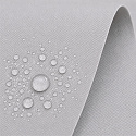 Voile d’ombrage rectangulaire 3x5 m, Oxford 165 g/m², protection contre le soleil avec protection UV, gris