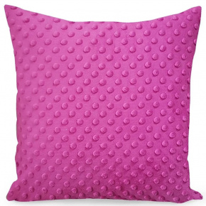 Housse de coussin micropeluche 40X40 cm, Fuchsia Housse de coussin micropeluche 40X40 cm, Fuchsia