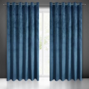 Rideau velours avec œillets couleur grenat 140x250 cm