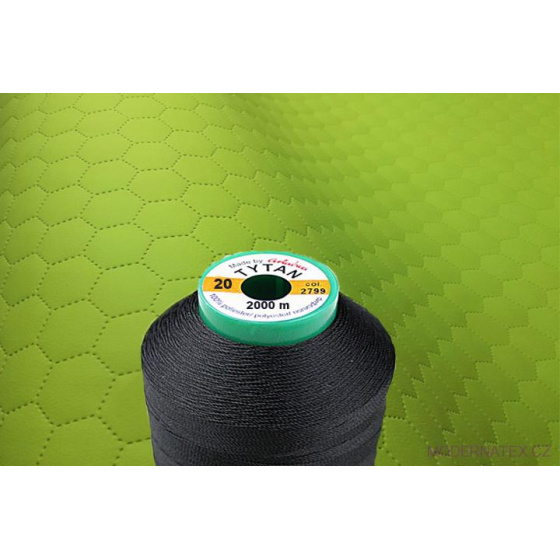 Fils à coudre d'ameublement TYTAN 20 2000 m  couleur noir 2799