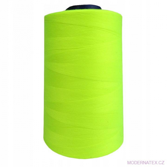 Nitě VIGA 120 do overloků 5000m barva žultý neo 201