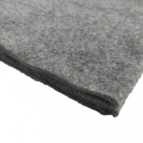 Feutrine décoration 3 mm, 300 g/m², largeur 150 cm, gris
