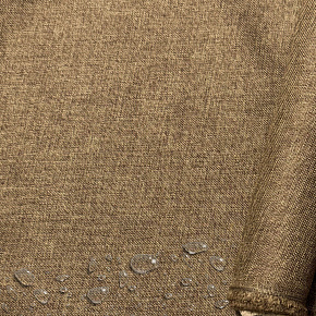 Tissu imperméable imitation lin, 220 g/m², 160 cm, Camel