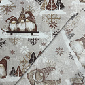 Vianočný vzor bavlnenej látky 1449, metráž 160 cm