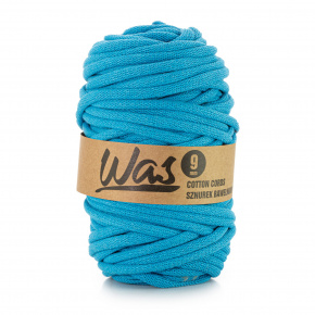 Cordons tressé coton 9 mm, 50 m, couleur bleu 280
