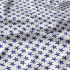 Tissu coton au métre imprimé Etoile de mer bleu sur blanche 1
