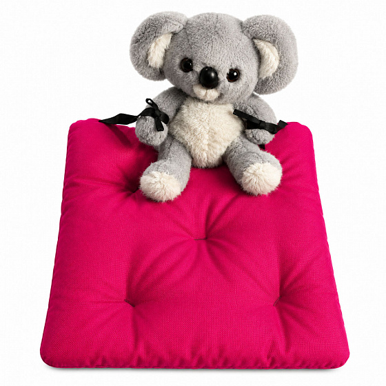 Coussin d'assise de jardin Oxford rose, 40 × 40 cm