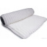 Minky tissu à rayures, 380 g/m², largeur 160 cm, blanche