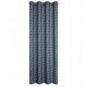 Rideaux motifs Juliet couleur graphite 140 x 250 cm 